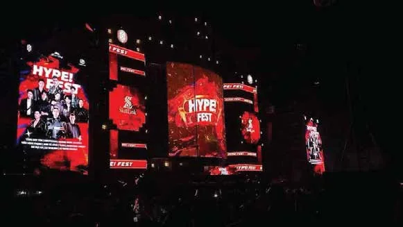 Sân khấu HYPE FEST 2025